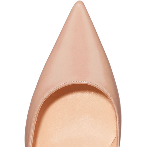 Christian Louboutin New Decoltissimo 85mm Leather Pumps Nude