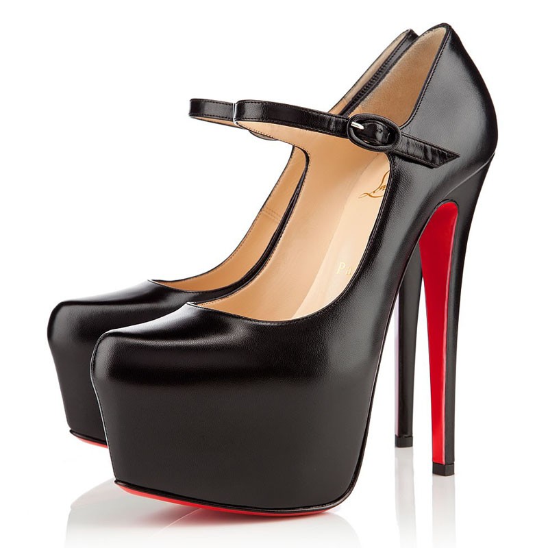 Christian Louboutin Lady Daffodile 160mm Mary Jane Black | Louboutin Sale