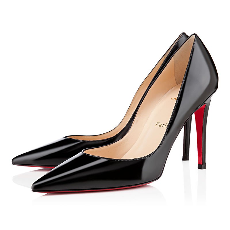 Christian Louboutin New Decoltissimo 100mm Patent Pumps Black ...