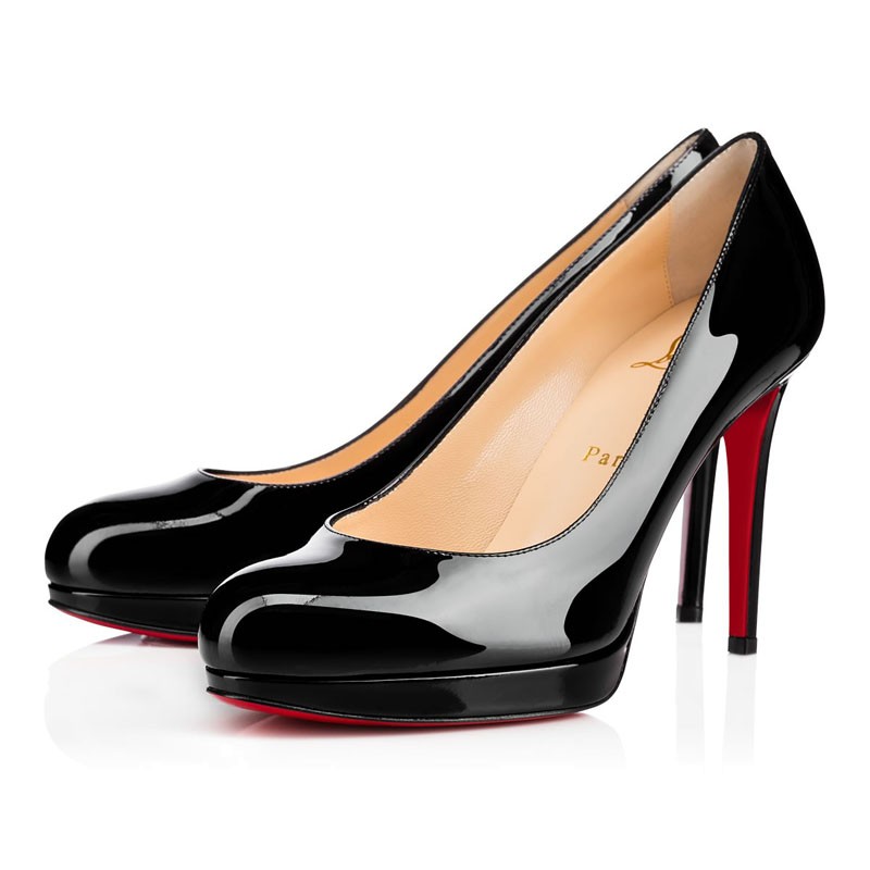 Christian Louboutin New Simple Pump 100mm Patent Black | Louboutin Sale